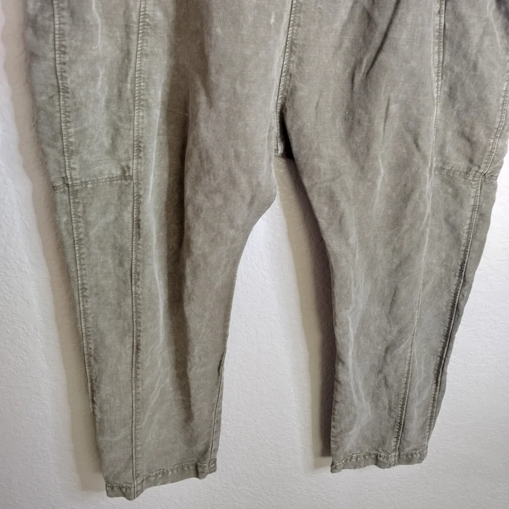 Free People Desert Daze Harem Pants Matcha Sz 4 - Picture 5 of 13